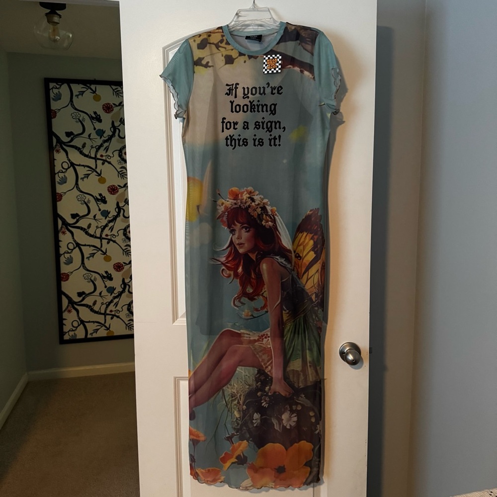 Dressed in LaLa Mad About You Mesh Dress + Slip Fairy Dust